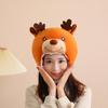 Christmas, cotton-filled elk headgear, hat, photo props, cartoon headgear, performance props