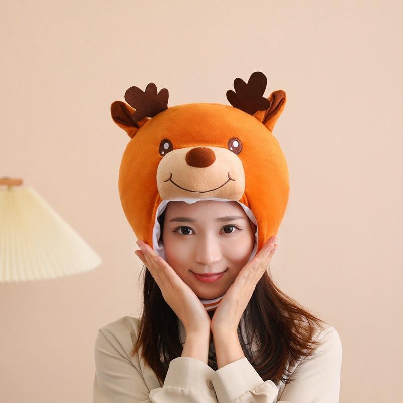 Christmas, Cotton-filled Elk Headgear, Hat, Photo Props, Cartoon Headgear, Performance Props