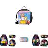 Choose Your Style! Lankybox Single Strap Backpack And Lunch Bag Set