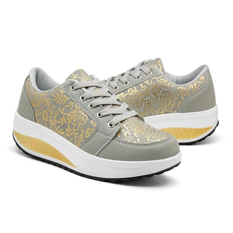 Andningsbara och Halkfria Lätta Damsportskor Svarta Tjocksulade Promenadskor Vår och Sommar Löpning och Fitness