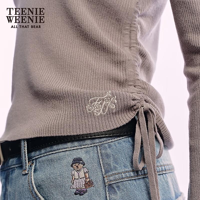 Teenie Weenie Women's Shirred V-Neck Top