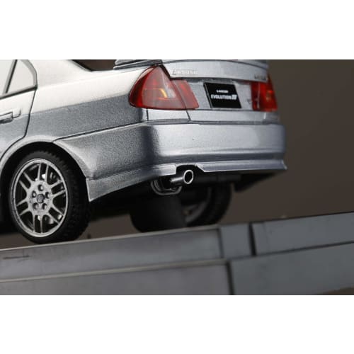 MARK43 1/43 Mitsubishi Lancer GSR Evolution IV (CN9A) Steel Silver Finished Product