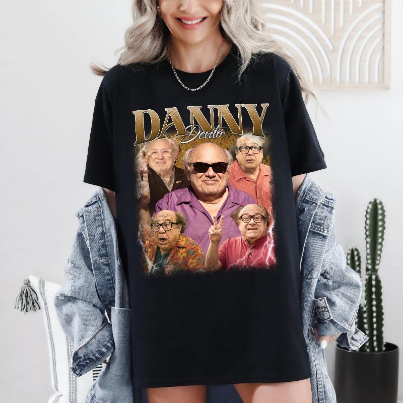 Danny Devito Printed Tshirt Womens Retro Trendy Style Top SpringSummer Pure Cotton Unisex Short Sleeve Tshirt