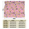 Aggretsuko Soft Warm Blanket  Girls Boys Plush Throw Blanket Print Bedroom Flannel Bedspread Sofa Bed Cover