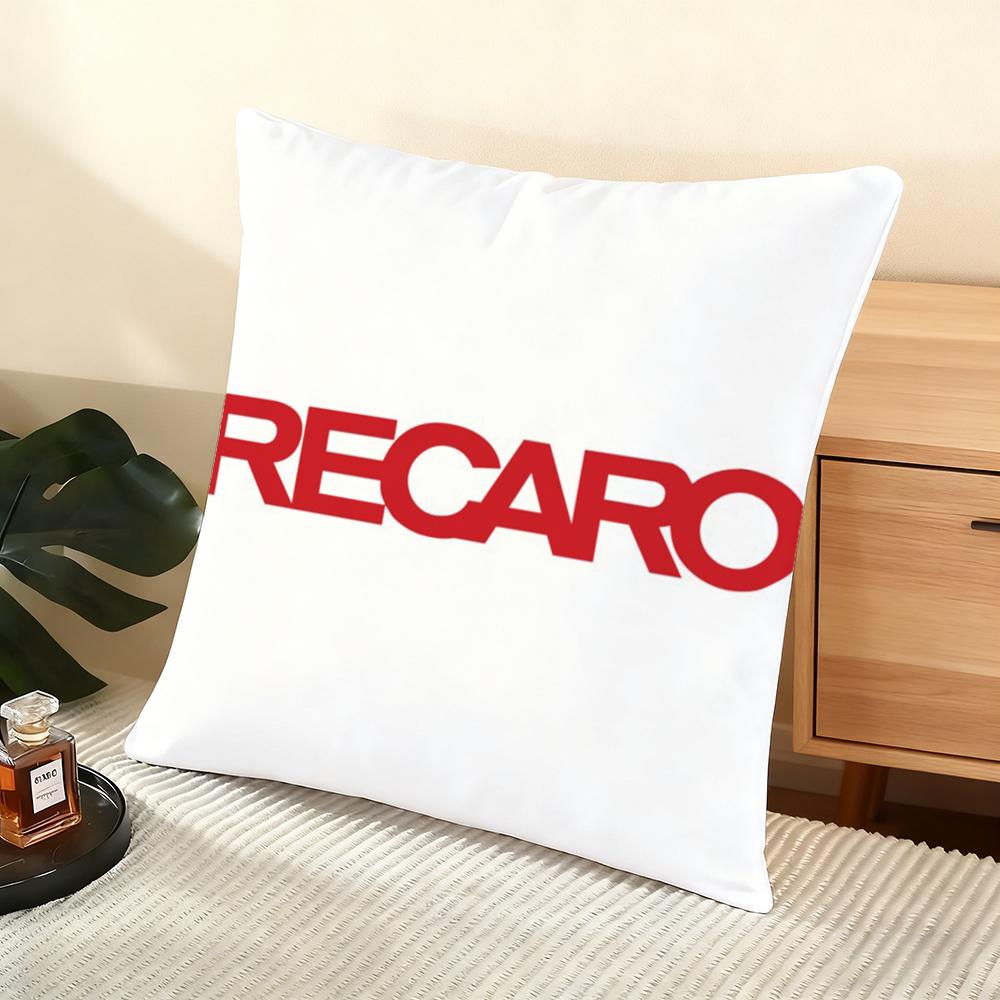 Kissenhülle seidiger kurzer Plüsch Home Sofa Kissenbezug - Verdeckter Reißverschluss Heimdekoration Cool Anime Cartoon R-Recaro