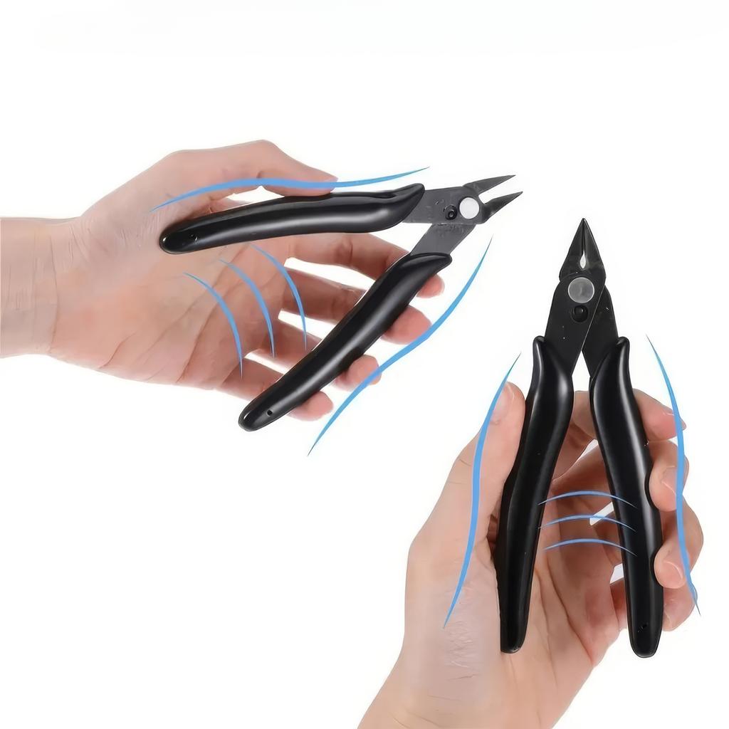 1 Piece Carbon Steel Wire Knife, Black in Color, Long-lasting and Sharp, Sturdy and Durable, Suitable for DIY and Jewelry