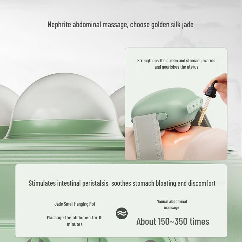 KELOVE Jade Abdominal Massager with Heat Therapy