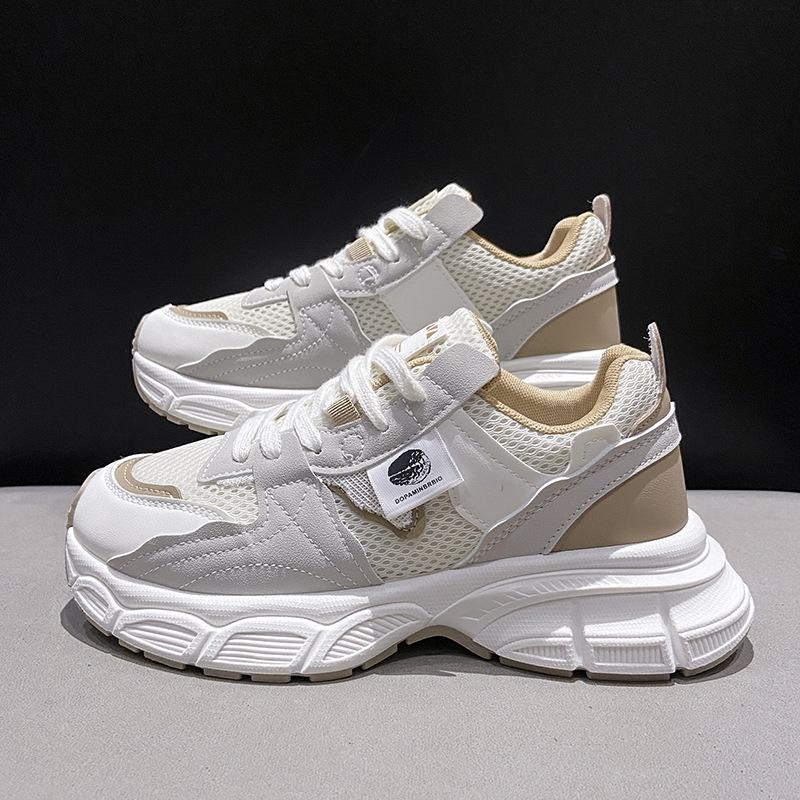 

Daddy shoes women s ins autumn new women s shoes small thick soles increase height versatile breathable casual sports shoes women 40 хаки