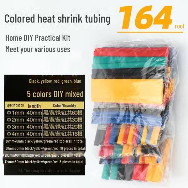 Heat Shrink Tubing Kit: Mobile Phone Cable Protector & Wire Insulation Sleeve