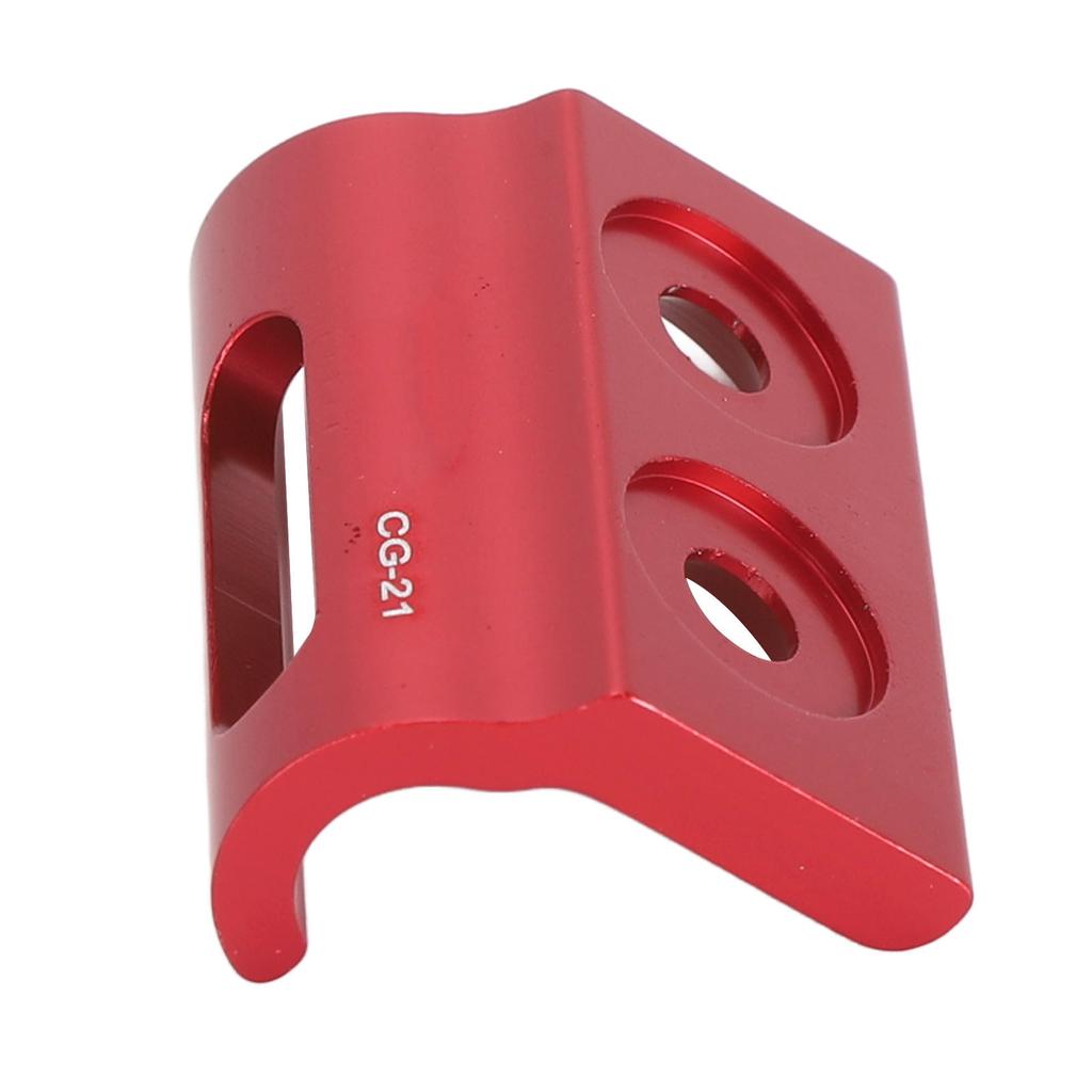 Bike Front Derailleur Hanger Aluminum Alloy Derailleur Mount Adapter Sturdy Stable Frame Gear Hook for Biking Accessories