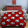 Football Print Bedding Set Sports Enthusiast Duvet Cover 1 Duvet Cover 2 Pillowcases Adult And Children Bedding Set Luxury Gifts