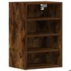 VidaXL Armoire suspendue "Riga" Chêne fumé 40 x 29,5 x 60 cm Bois d'ingénierie 854179