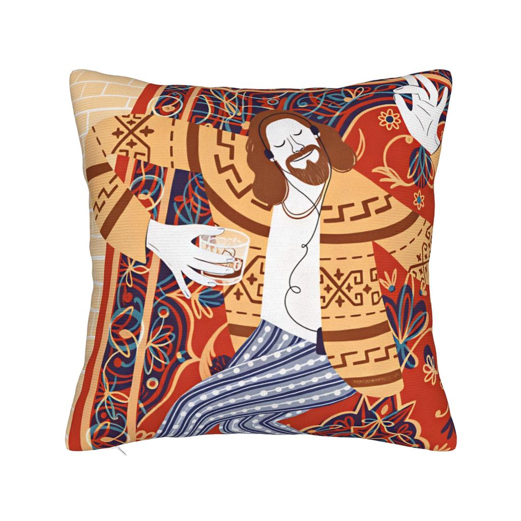The Dude Big Lebowski (18) Pillowcases Novelty Pillow Case For Wedding Party Home Decor Graphic Pillow Cover