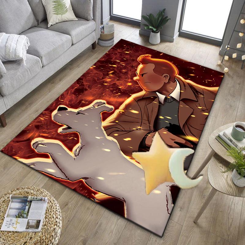 Adventure In The City Office Rug Chair Mat, Game Carpet, Suitable for Front Door, Bedroom, Living Room, Desk, Holiday Gift
