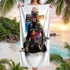 Asciugamano da Spiaggia alla Moda Max Verstappen Portatile Morbido Asciugatura Rapida per Nuoto Campeggio Vacanze