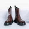 Fashion Outdoor Man Casual Leather Basic Boots High Top Wear Men Boots Leisure Walk Motocross Boots All-match Ankle Botas Business Shoes