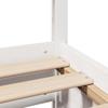 Solid Wood Bed without Mattress White 75 x 190 cm Pine Wood
