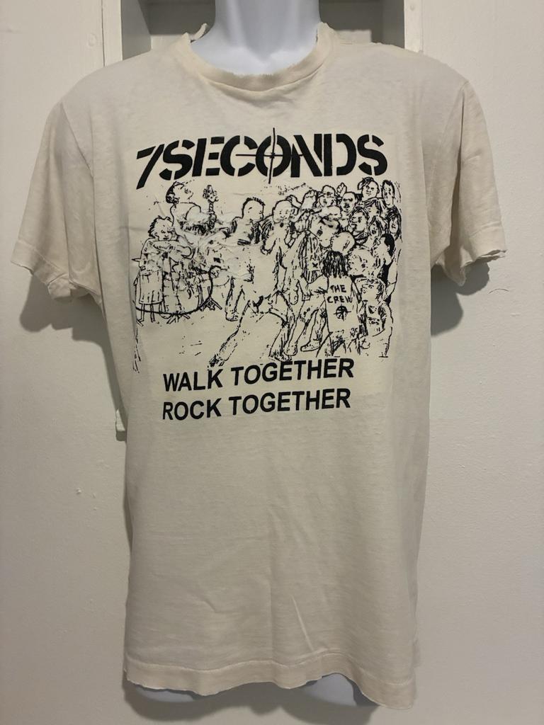 7 Seconds shirt vintage Black Flag Dead Kennedys Agent Orange Verbal Assault DRI Unisex T-Shirt