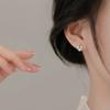 Minimalist Geometric Pearl Earrings for Women Trendy Unique Design Korean