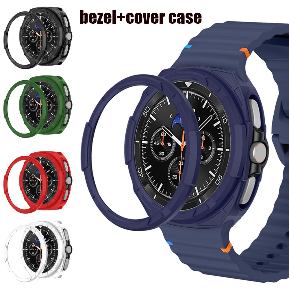 Bezel Ring+Cover For Samsung Galaxy watch 8 classic Case 46mm Protector Hard PC Bumper shell Galaxy watch 8 classic Protective