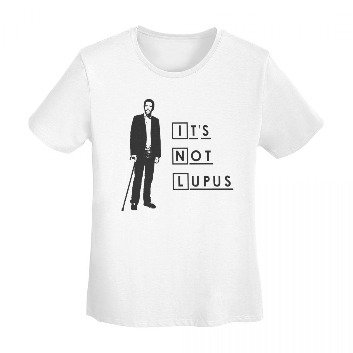

Dr House Its Not Lupus TShirt Women Short Sleeve T Shirts ONeck Clothes Cotton Summer Tees Streetwear S