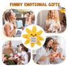 Mini Positive Sun Crochet Doll Emotional Support Handmade Knitting Cartoon