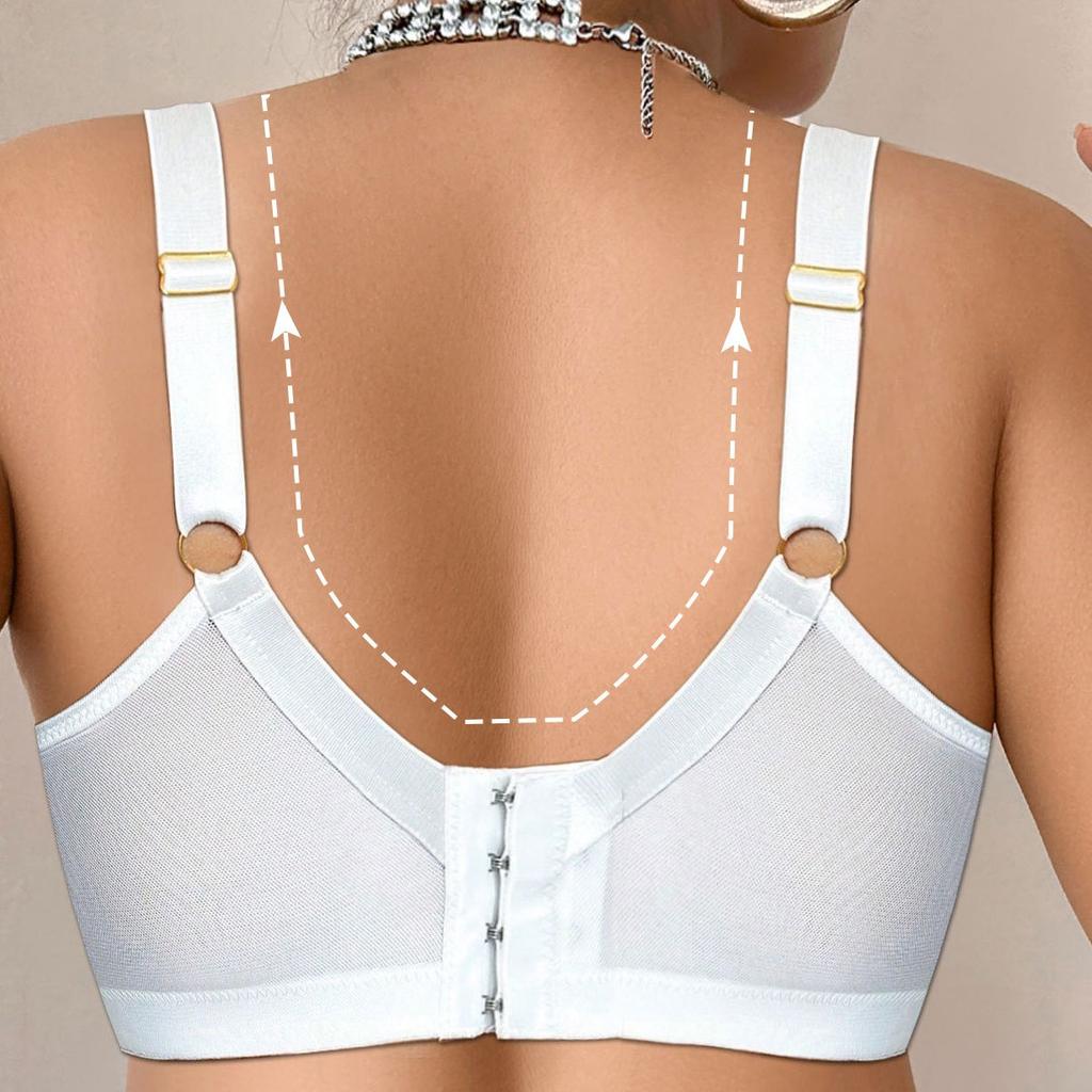 Europejski Amerykański Styl Hot‑Girl Biustonosz Plus Size, Bez fiszbinów Seksowny Koronkowy Głęboki Dekolt Push‑Up Damska Bielizna Biustonosz