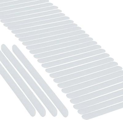 Non-Slip Stickers - 30 Pieces - Transparent - 7.08 X 0.86 Inches - PEVA