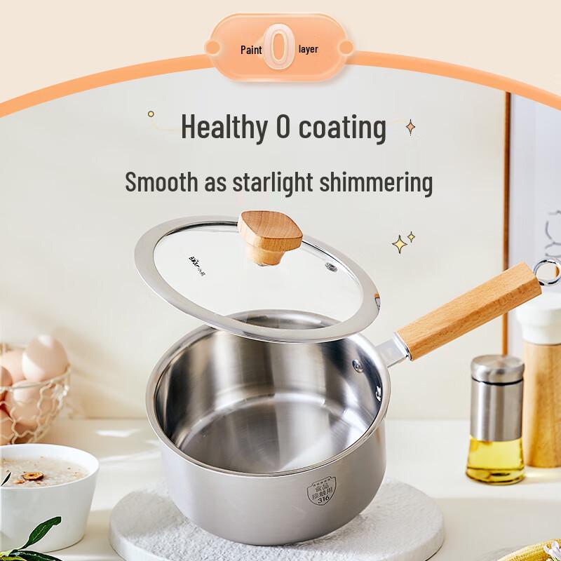 Bear Stainless Steel Baby Food Saucepan
