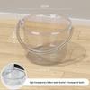 Transparenter Haushalts-Wasserspeicher-Eimer & Waschbecken-Set