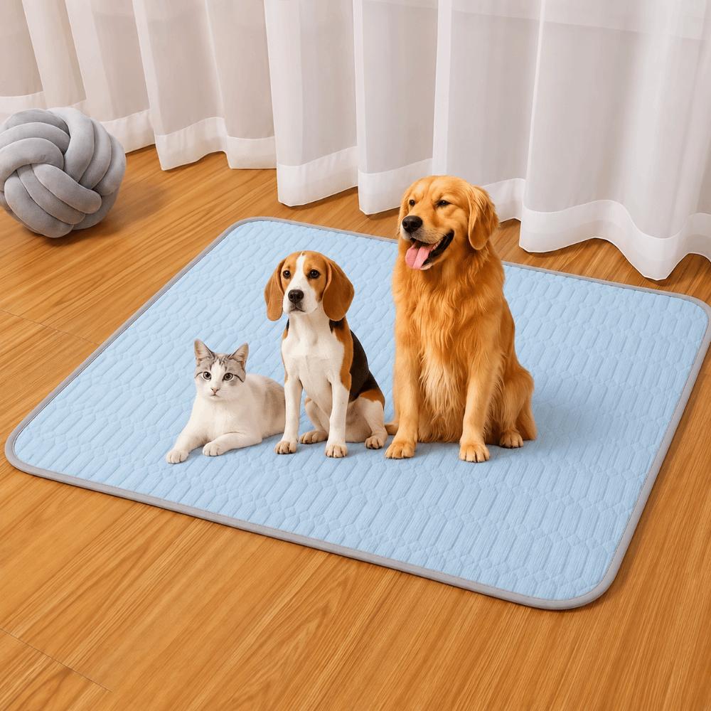 Breathable Pet Cooling Mat Cool Ice Silk Ice Pad Blankets Durable Sleeping Pad  for Dog Cat