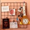 62KD Metal Wire Panel Memo Board Photo Picture Display Shelf Rack Wall