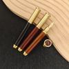 Engraved Copper & Wood Fountain Pen Set: Dual-Use, Posture-Correcting Gift with Cartridge Ink and Gift Box