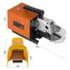 Pneumatic Crimping Tool Am-10, Air Powered Wire Terminal Crimping Machine Crimping Up To 16mm2, Pneumatic Crimper Plier Machine with 10 Sets Of Dies
