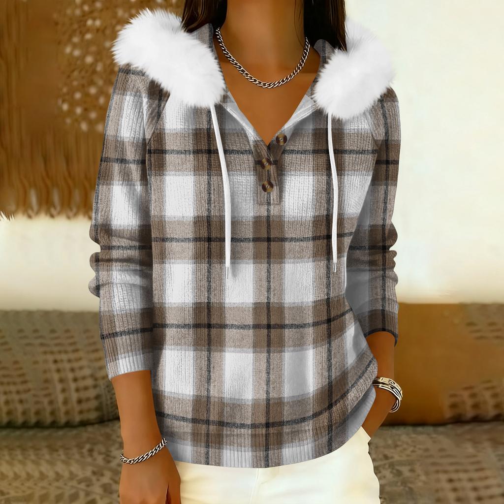 Damkappa Långärmad Med huva Varm vinterkappa Jacka