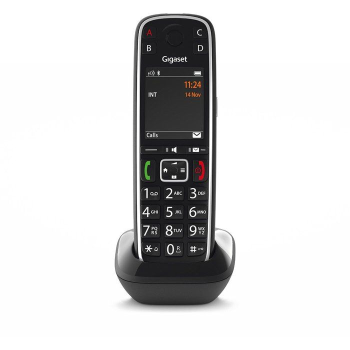 Schnurloses Telefon Gigaset E720HX - Schwarz - 200 Einträge - SMS - kompatibel mit Bluetooth 4.2 HSP und HFP