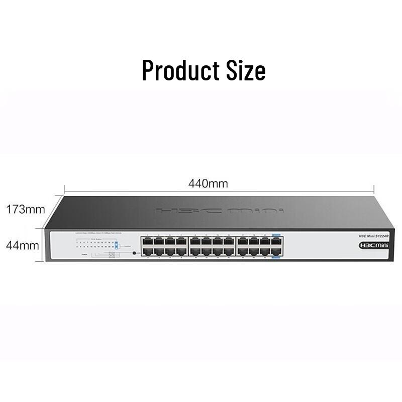 H3C S1224R 24-Port Gigabit Unmanaged Enterprise Switch
