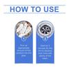 Drain Unclogging Agent Powerful Pipeline Cleaner for Kitchen Sink Toilet Bathtub and Bathroom Quick Dissolving Formula