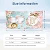 Elephant Theme Beach Towel Personalized Custom Name & Text Soft Quick Dry Beach Towel for Swimming Travel