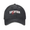 Spartan Race Beast Baseball Caps Vintage Distressed Washed Sparta Spirit Sun Cap Unisex Women Outdoor Running Golf Hats Cap