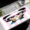 Luluca Panda Theme Mouse Pad, Non Slip Rubber Base, Multifunctional Office & Home Decor, Perfect for Workspace Personalization.