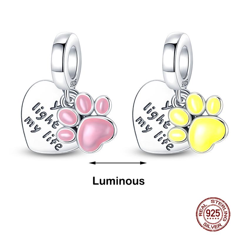 Kupferfarbene Im Dunkeln leuchtende Glühwürmchen Honigbiene Stern Anhänger Perlen Passen Qikaola Original Armbänder Feiner DIY Schmuck Geschenk