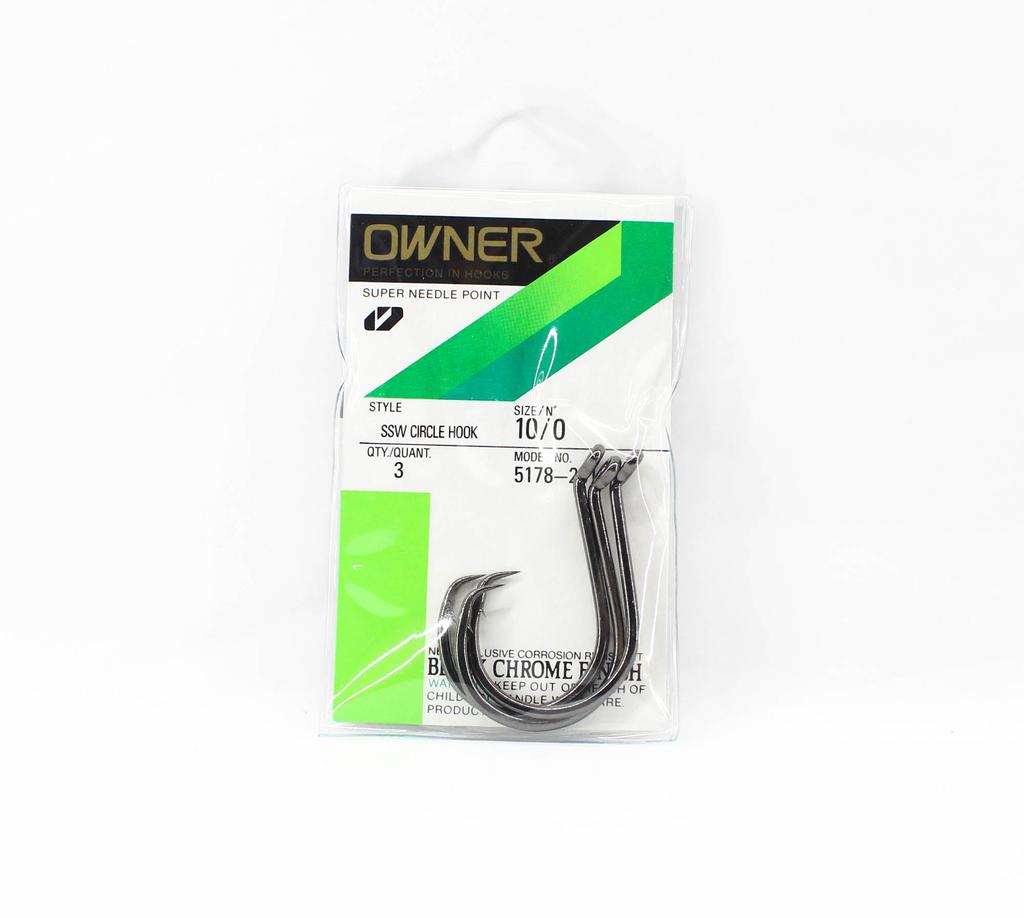 Owner 5178 SSW Circle Hook Size 10/0 (0168)