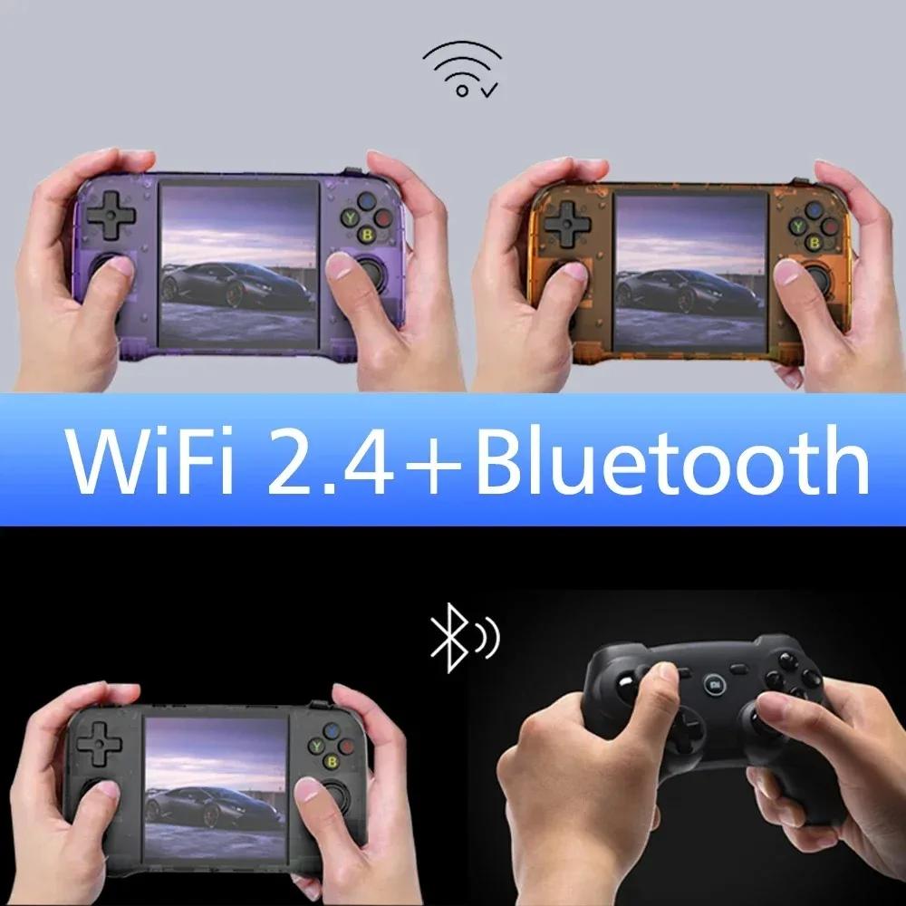 BOYHOM R46S Retro Handheld Game Console Linux System 4.0inch IPS Screen RK3566 Portable Handheld Video Player Best Children Gift