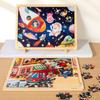 Holzpuzzles für 4-6 Jahre, Kinder-Frühbildungs-Holz-Set mit lustigen Puzzles, Waldtiere Bauernhof Verkehr Bildungs-Gehirnspielzeug, Puzzlebretter Spielzeug