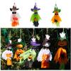 1-5PCS Halloween Hanging Ghosts with Pumpkin Straw Windsock Outdoor Decor for Garden Lawn Party Scary Pendants Holiday