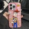 Toy Woody applies to 14plus large hole 16promax iPhone case iphone15 Europe and America 13 cartoon 12