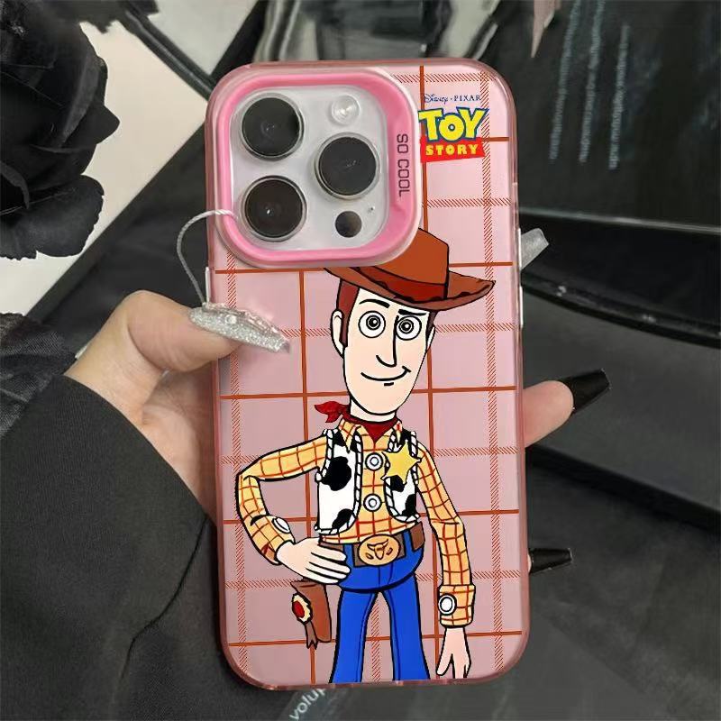 Toy Woody applies to 14plus large hole 16promax iPhone case iphone15 Europe and America 13 cartoon 12
