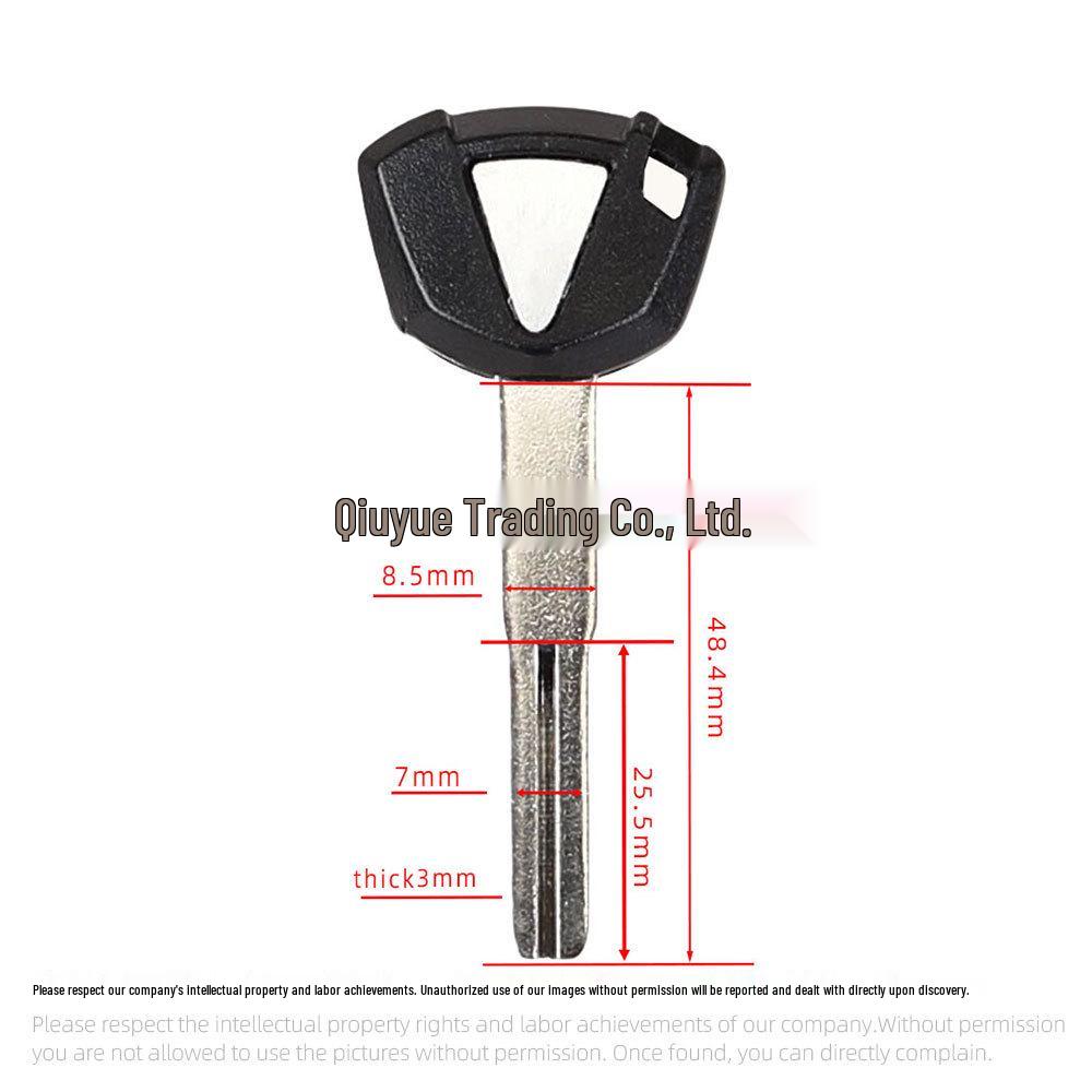 Fits Kawasaki Ninja 400/636, Z900 (2021-2023) Original Key Blank