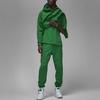 Jordan X Wordmark Collaboration Solid Color Embroidered Logo Knit Casual Drawstring Joggers Men bottoms Pine-Green FJ0697-302